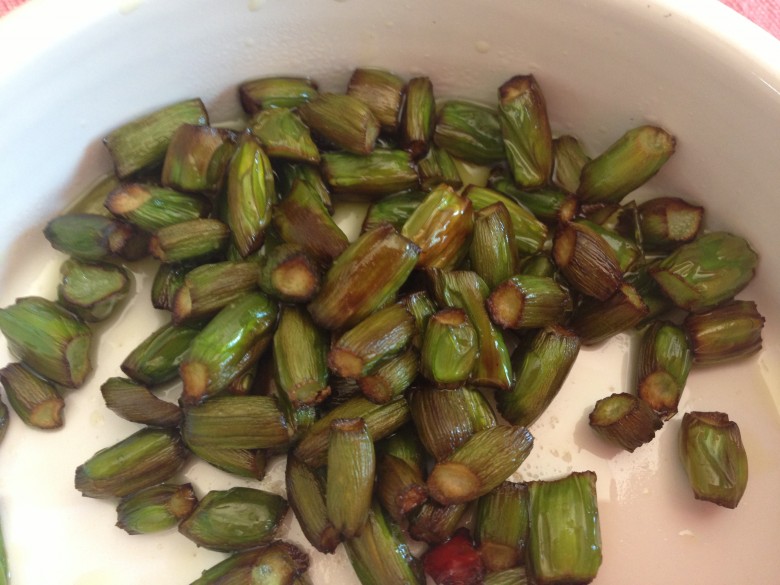 Fried Garlic Scapes