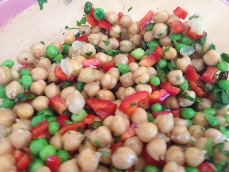 Chickpea and Pepper Salad