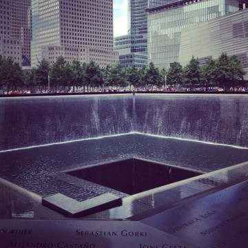 One of the Beautiful 9/11 Memorial Pools.