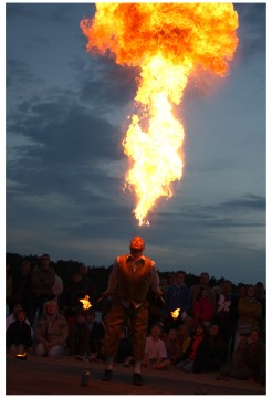 Pyrodancer  Photo Credit; Scotiabank BuskerFest