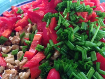 olive and walnut salad