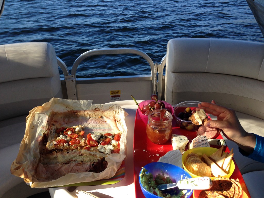 appetizers on a pontoon boat UrbanMoms