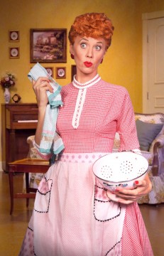 Sirena Irwin as Lucy in the Los Angeles production of I LOVE LUCY® LIVE ON STAGE (Photo by Ed Krieger)