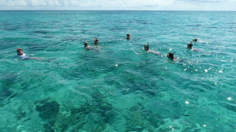 snorkelling wiht everyone 2013