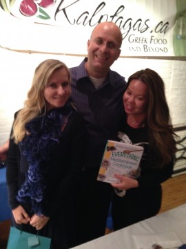 Chef Peter with Katya and Sonya of Urbanmoms.ca 