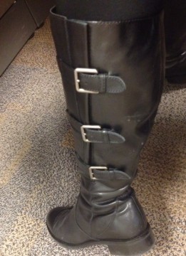 My Ecco boots up close.