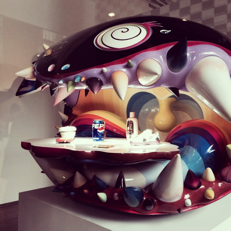 The Simple Things - Takashi Murakami/Pharrell Williams at the Media Preview: This is Not a Toy / photo: Sonya Davidson