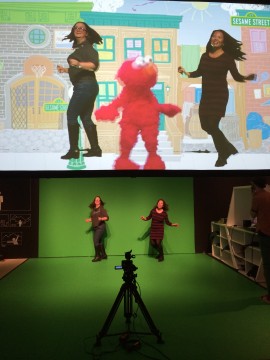 Elmo Green Screen at TIFF digiPlaySpace