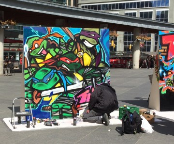 INNERNINJATURTLE Street Art Battle Toronto