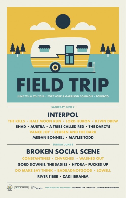 Field Trip Poster - new artists