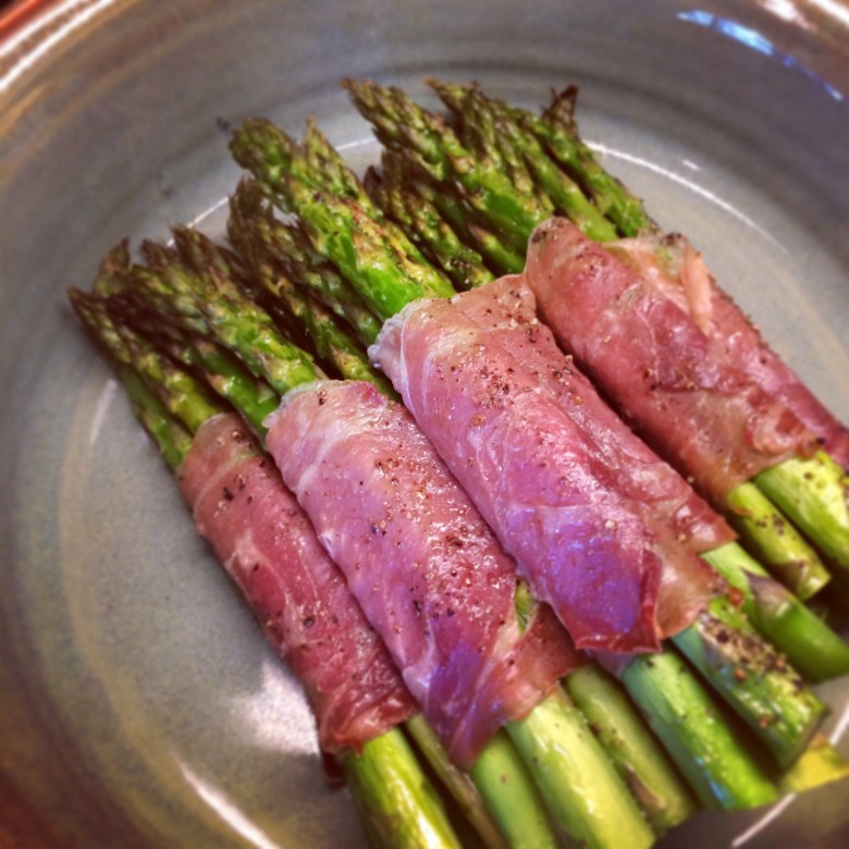 Asparagus & Proscuitto Bundles