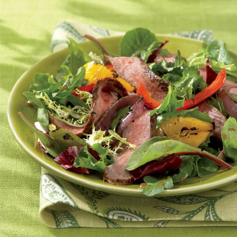 Jerk Beef Salad With Grilled Peppers – UrbanMoms