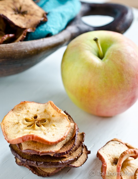 baked apple slices