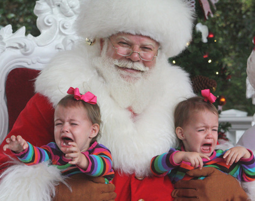 How you don't want your Santa visit to go