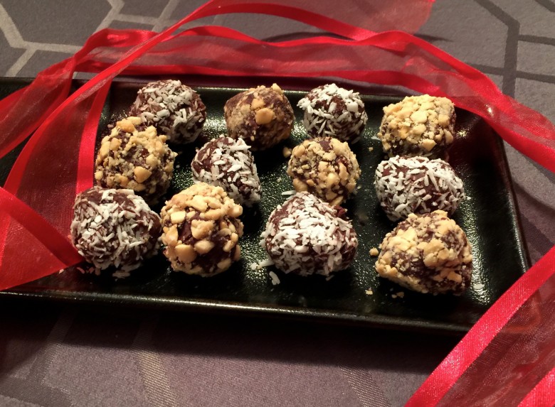 PB & J truffles