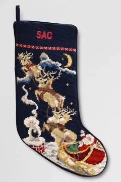 Lands End Inc Santa Stocking