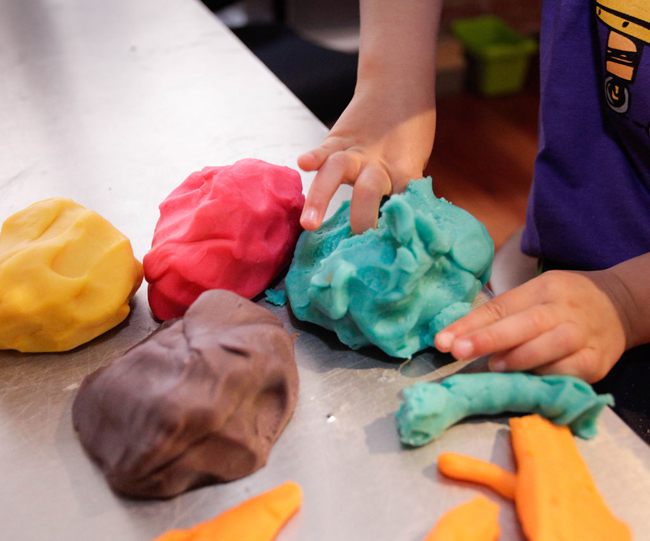 homemade playdough