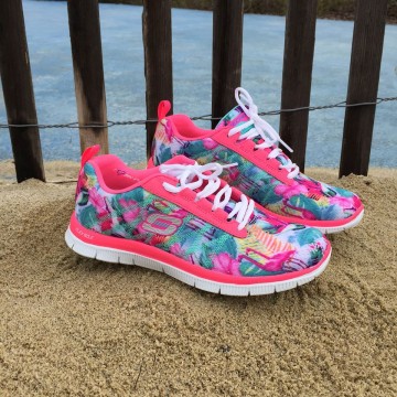 Skechers Demi Lovato Tropical Print SS15