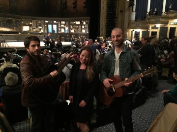 Once 900 Guitarist event Toronto. Photo: Sonya with friends.