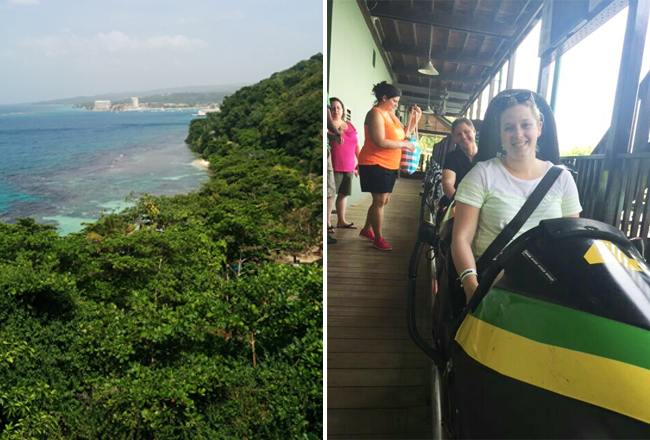 jamaica trip-mystic mountain-bobsled with view