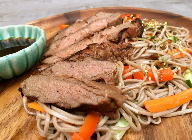 UrbanKitchen Asian Grilled Steak Soba Noodle Salad UrbanMoms