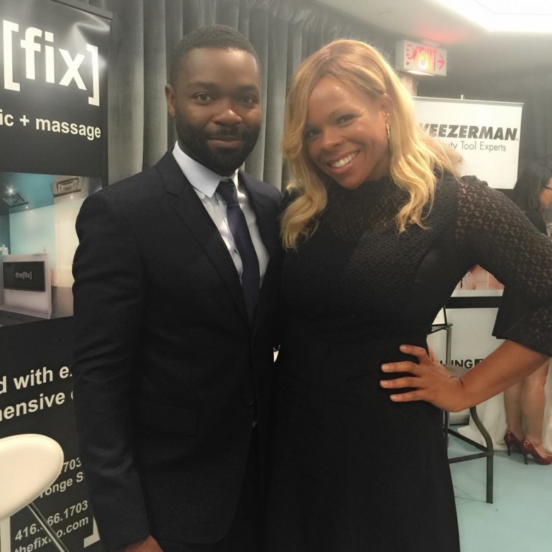 Dr. Liza of The Fix with actor David Oyelowo