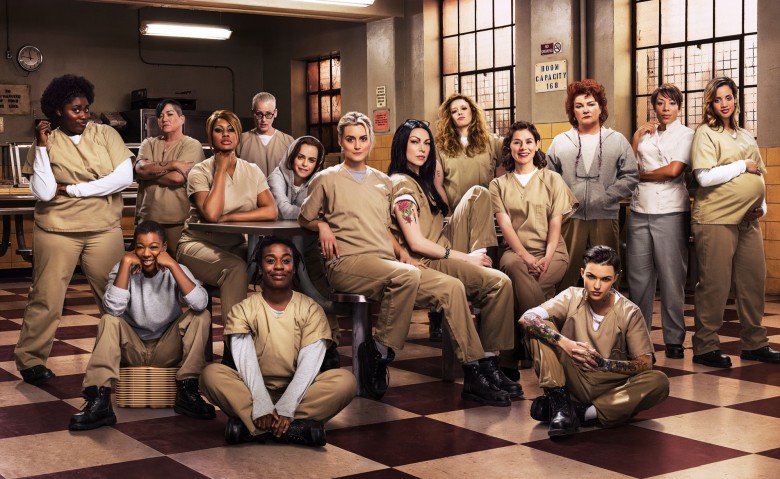 The cast of the Netflix original series Orange Is The New Black. Photo credit: Jill Greenberg/Netflix