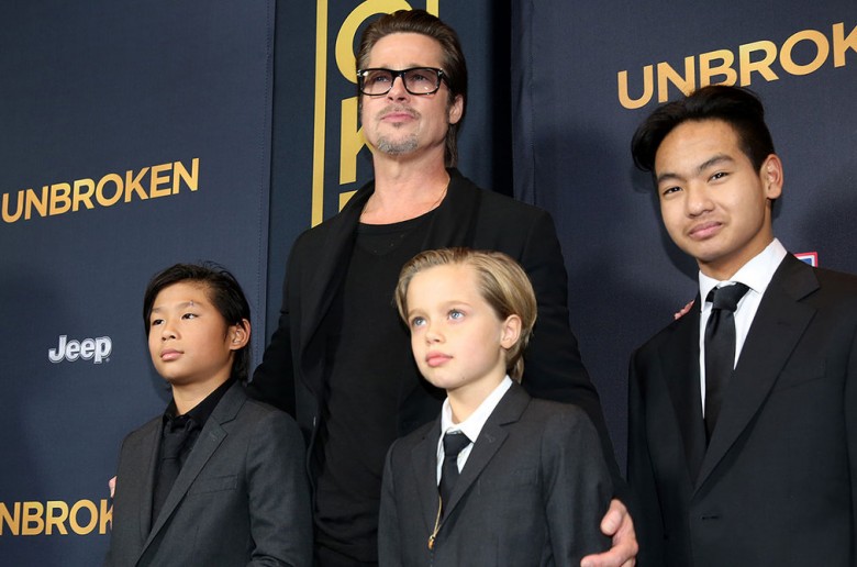 brad pitt, angelina jolie, six kids, raising six kids, brangelina