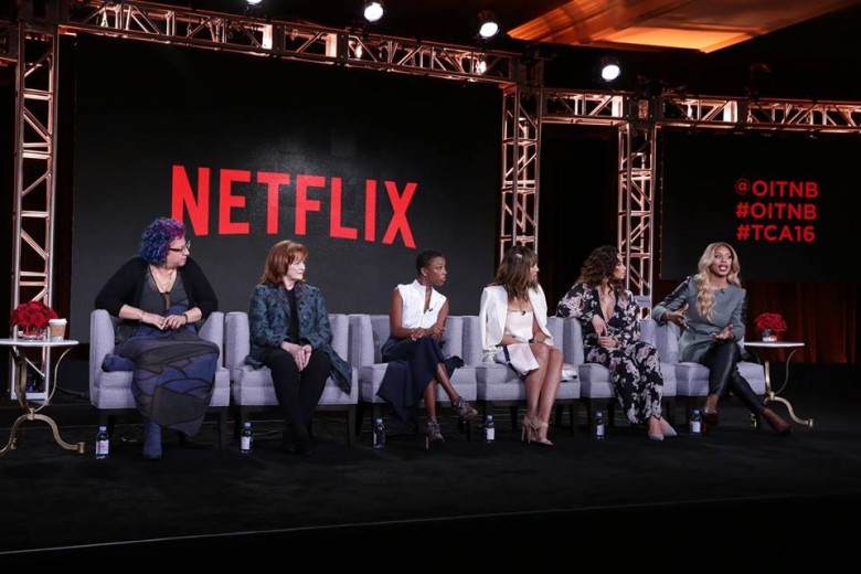 Cast of Orange is the New Black. Netflix. Photo credit: TCA 