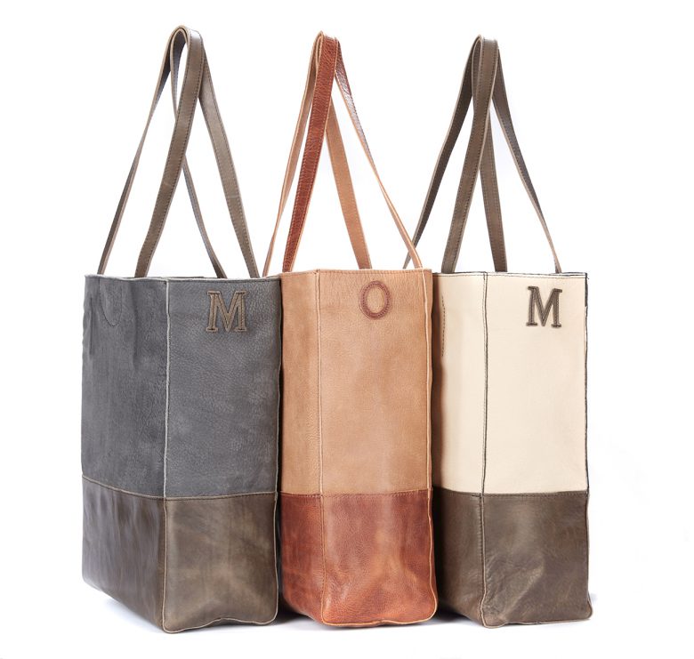 BRAVE Monogrammed Saloso 3 Tote Bags