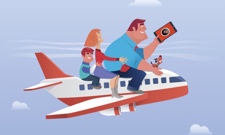 passenger plane parenting trend